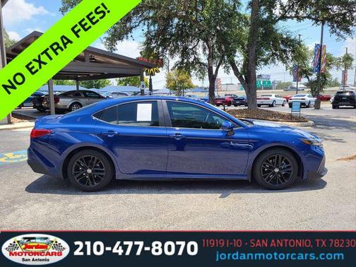 Reservoir Blue 2025 Toyota Camry SE