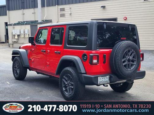 Firecracker Red Clearcoat 2025 Jeep Wrangler Sport S