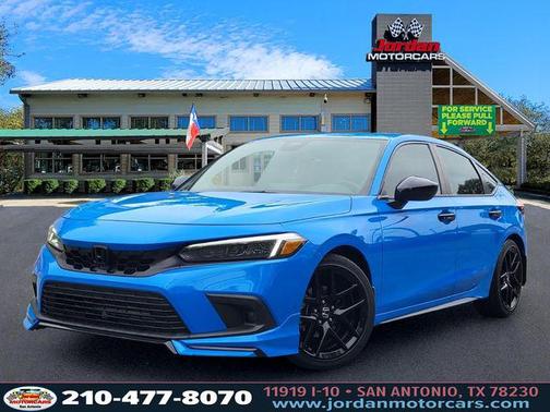 Boost Blue Pearl 2023 Honda Civic Sport