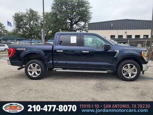 Antimatter Blue Metallic 2023 Ford F-150 XLT
