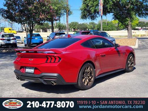 Rapid Red Metallic Tinted Clearcoat 2024 Ford Mustang GT Premium