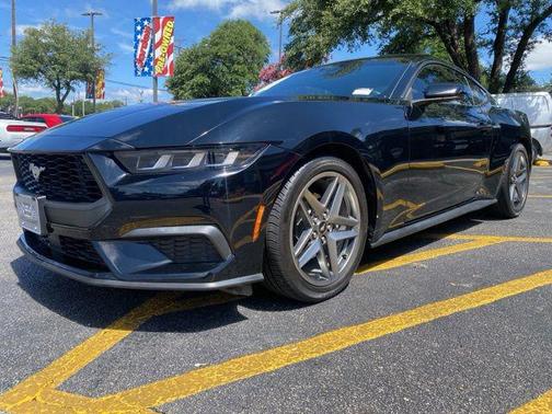 Shadow Black 2024 Ford Mustang EcoBoost Premium