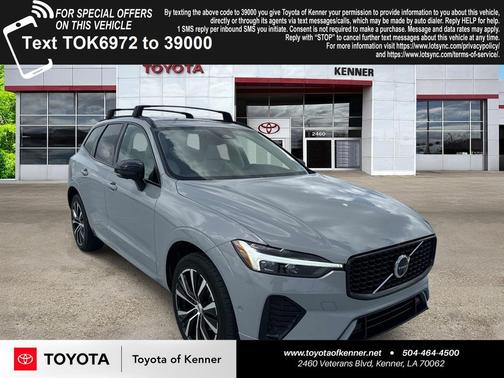 Vapour Grey Metallic 2024 Volvo XC60 B5 Plus Dark Theme
