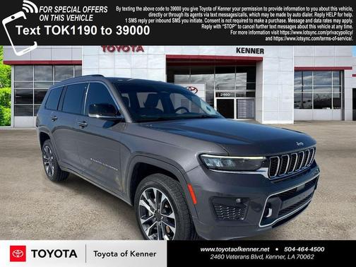 Baltic Gray Metallic Clearcoat 2021 Jeep Grand Cherokee L Overland