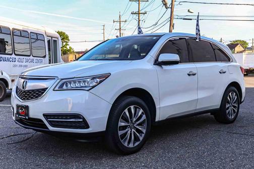 White Diamond Pearl 2016 Acura MDX SH-AWD