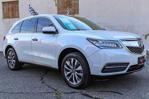 White Diamond Pearl 2016 Acura MDX SH-AWD
