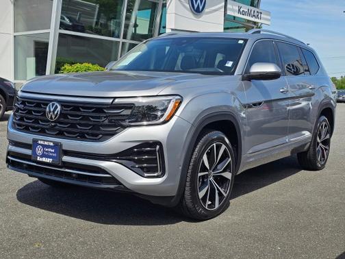 Silver Bird Metallic 2024 Volkswagen Atlas 2.0T SEL Premium R-Line