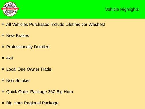 2013 RAM 1500 Big Horn