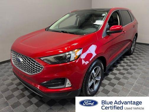Rapid Red Metallic Tinted Clearcoat 2024 Ford Edge SEL