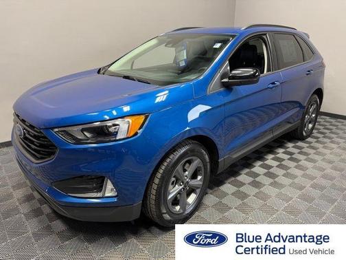 Blue Metallic 2023 Ford Edge SEL