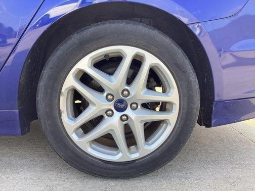 Blue 2015 Ford Fusion SE