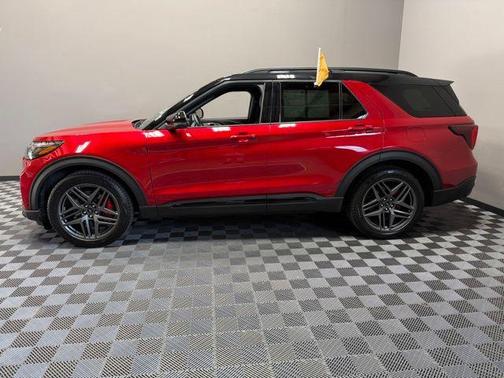 Rapid Red Metallic Tinted Clearcoat 2025 Ford Explorer ST