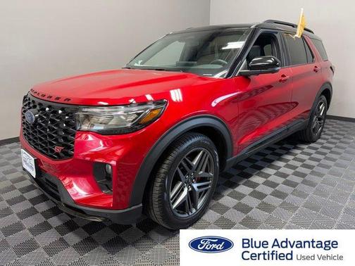 Rapid Red Metallic Tinted Clearcoat 2025 Ford Explorer ST