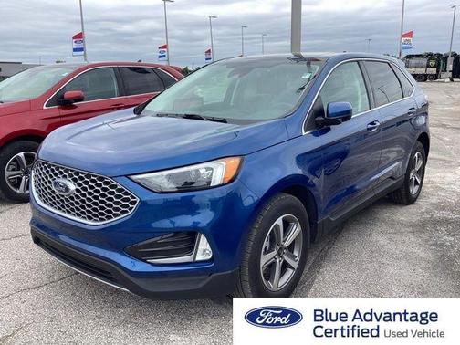 Atlas Blue Metallic 2024 Ford Edge SEL