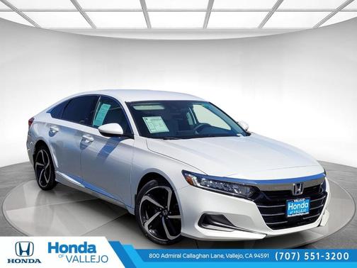 Platinum White Pearl 2021 Honda Accord LX 1.5T