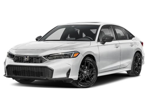 Platinum White Pearl 2026 Honda Civic Hybrid Sport