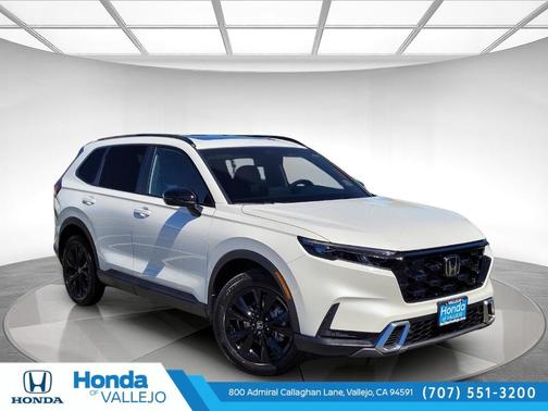 Platinum White Pearl 2026 Honda CR-V Hybrid Sport Touring