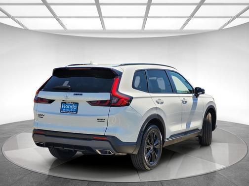 Platinum White Pearl 2026 Honda CR-V Hybrid Sport Touring