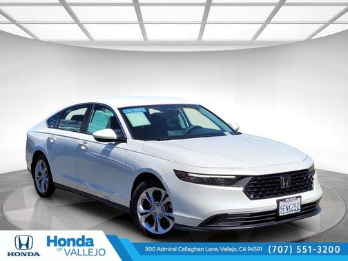 White 2023 Honda Accord LX