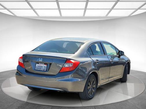 Gray 2012 Honda Civic LX