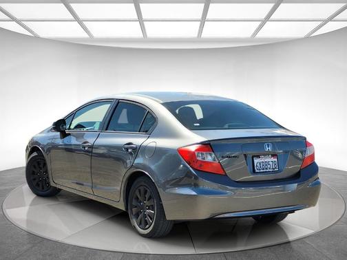 Gray 2012 Honda Civic LX