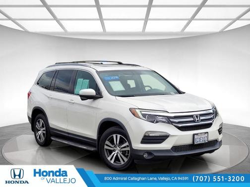 White Diamond Pearl 2018 Honda Pilot EX-L