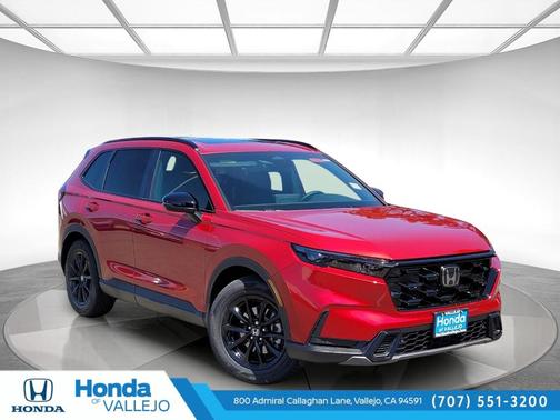 Radiant Red Metallic 2026 Honda CR-V Hybrid Sport-L
