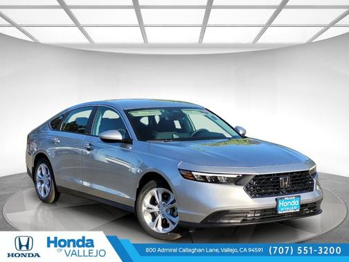 Solar Silver Metallic 2026 Honda Accord LX