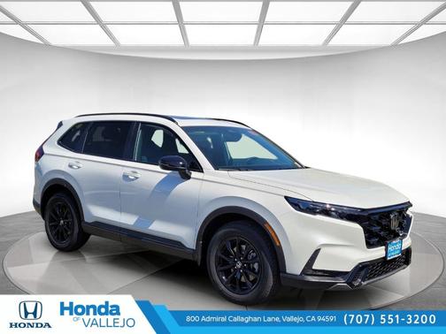 Platinum White Pearl 2026 Honda CR-V Hybrid Sport-L
