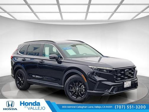 Black 2025 Honda CR-V Hybrid Sport