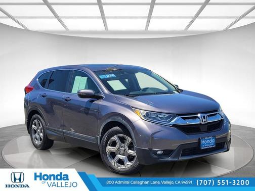 Gray 2018 Honda CR-V EX-L