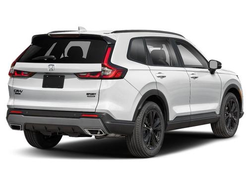 Platinum White Pearl 2026 Honda CR-V Hybrid Sport Touring