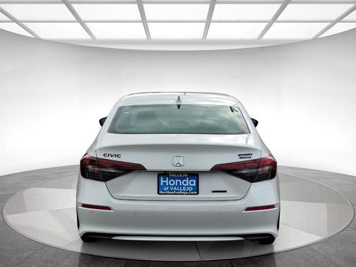 Platinum White Pearl 2026 Honda Civic Hybrid Sport Touring