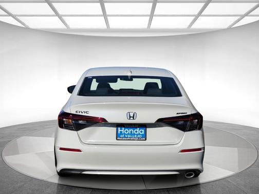 Platinum White Pearl 2026 Honda Civic Sport