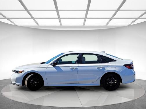 Platinum White Pearl 2025 Honda Civic Hybrid