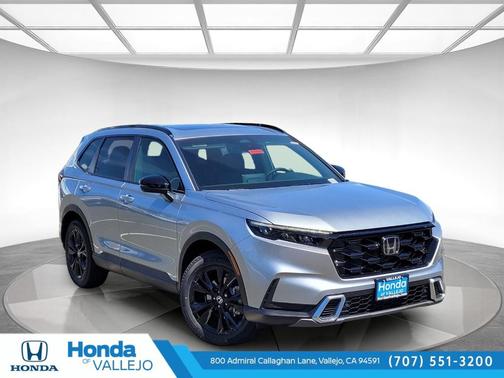 Solar Silver Metallic 2026 Honda CR-V Hybrid Sport Touring