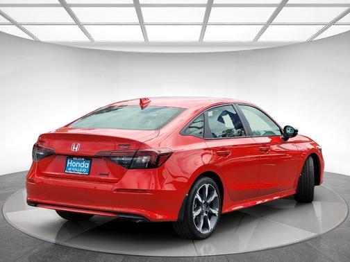 Rallye Red 2026 Honda Civic Hybrid Sport Touring