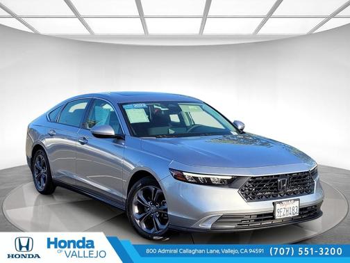 Silver 2023 Honda Accord EX