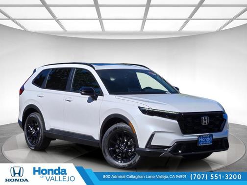 Platinum White Pearl 2026 Honda CR-V Hybrid Sport-L