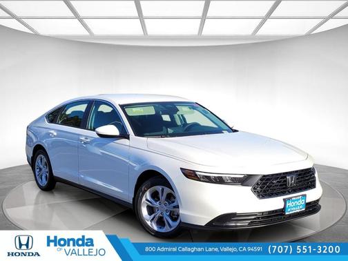 Platinum White Pearl 2026 Honda Accord LX