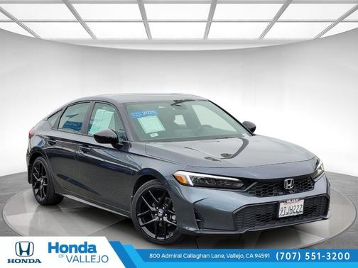 Meteorite Gray Metallic 2025 Honda Civic Sport