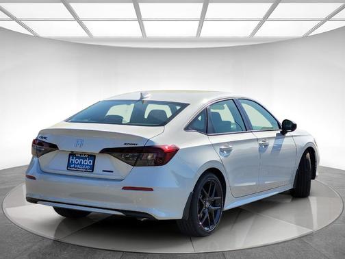 Platinum White 2026 Honda Civic Hybrid Sport