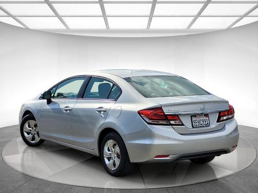 Silver 2015 Honda Civic LX
