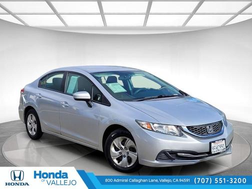 Silver 2015 Honda Civic LX