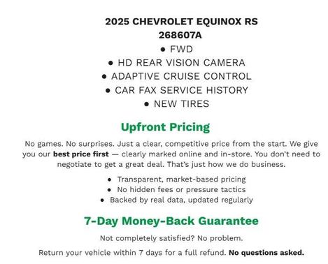 2025 Chevrolet Equinox FWD RS