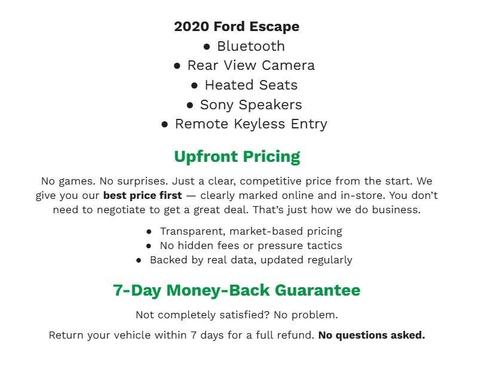 2020 Ford Escape SE