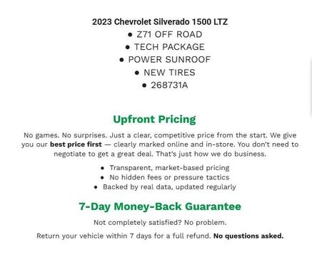 2023 Chevrolet Silverado 1500 LTZ