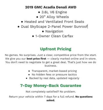 2019 GMC Acadia Denali