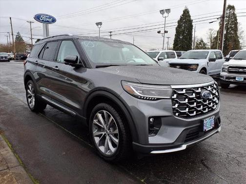 CARBONIZED GRAY METALLIC 2025 Ford Explorer PLATINUM