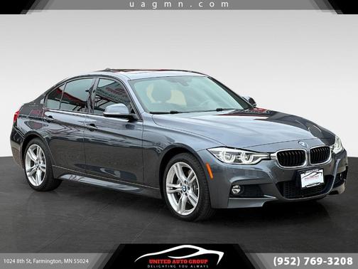 Gray 2018 BMW 330 i xDrive